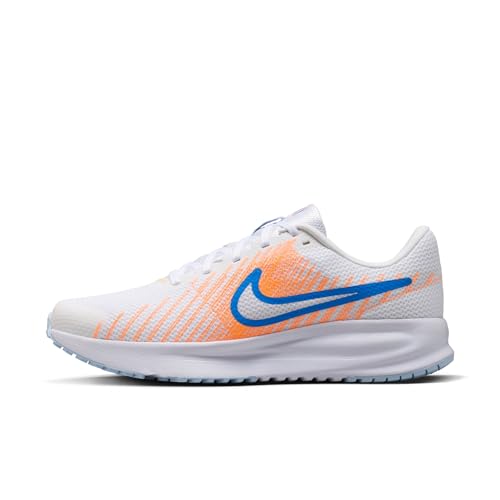 Nike Mens Run Defy White/Blue Crystal-Topaz Gold Running Shoes UK 8