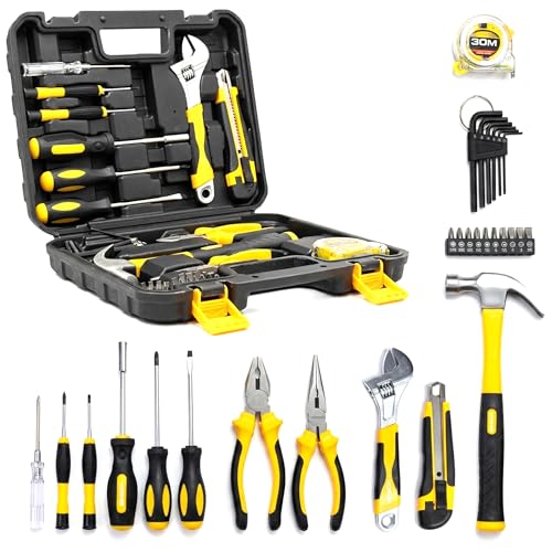 IBELL VORMIR VR TK32 40-Piece Hand Tool Kit with Chrome Finish | Complete Home & Profes…