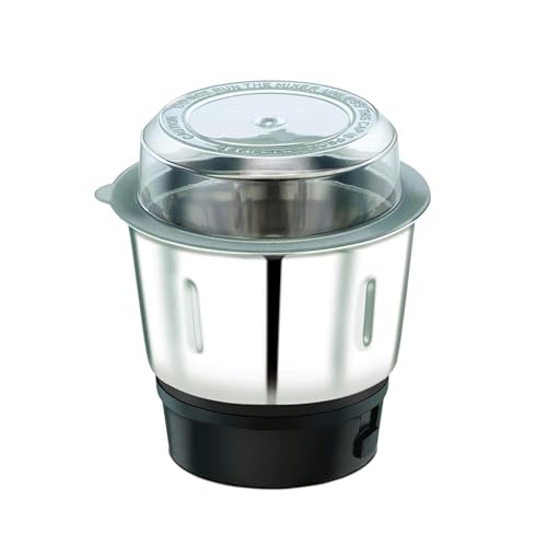 Bajaj Original 400ml Chutney Jar Assembly | Genuine Mixer Grinder Spare Jar | Compatibl…