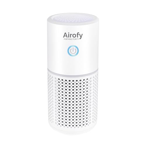 Airofy™ Airo Essential Portable Car Air Purifier with HEPA H13 Filter, Diffuser & Aroma…