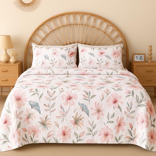 VAS COLLECTIONS Cloud Cotton Double Bedsheet 180 TC | Soft & Breathable Cotton Bedding…