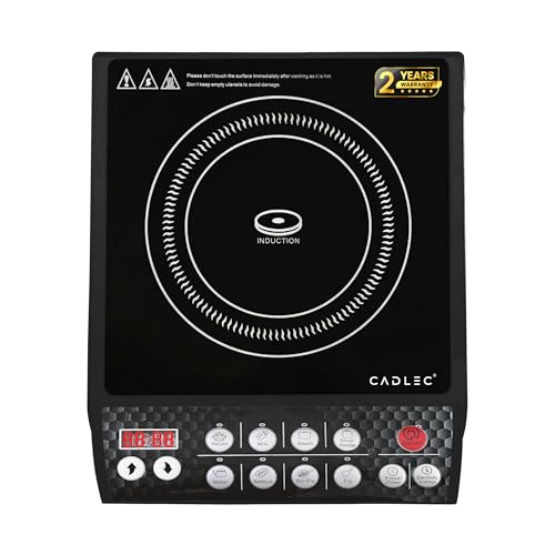 CADLEC CookFusion_5 2000W Induction Cooktop for Home & Kitchen | Powerful Performance,…