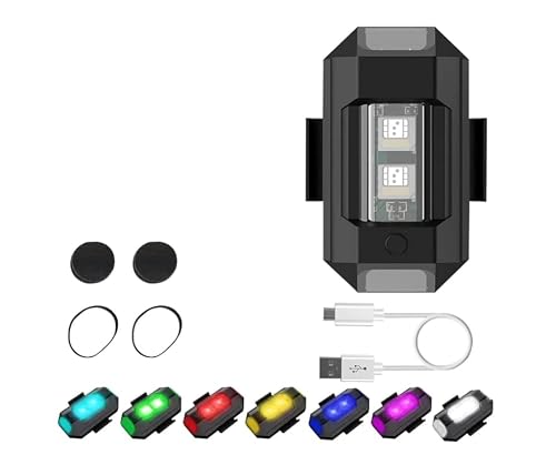 Rechargeable LED Bike Light, 7 Color Modes, USB Charging, 900mAh Battery, High Brightne…