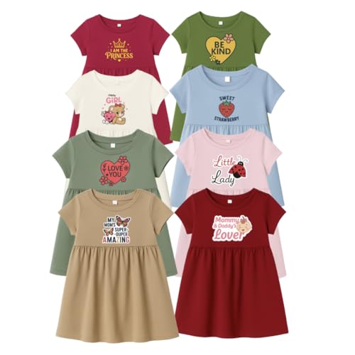 Frock Age 5 to 6 Years | Kids Knitted Cotton Frock for Girls | Soft Casual Wear Dress f…