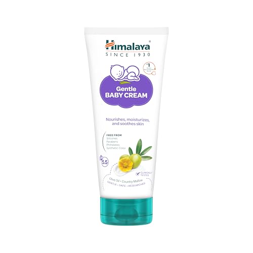 Himalaya Gentle Baby Cream 100ml with Olive Oil, Giloy & Licorice | pH 5.5 | No. 1 Doct…