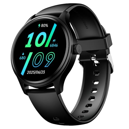boAt Lunar Discovery Neo, 1.39" (3.5 cm) Round HD Display, Premium Metallic Finish, Ani…