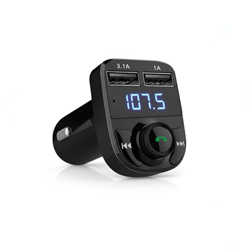 VIHOMI X8 Car Bluetooth FM Transmitter with Hands-Free Calling | Wireless Stereo Music…