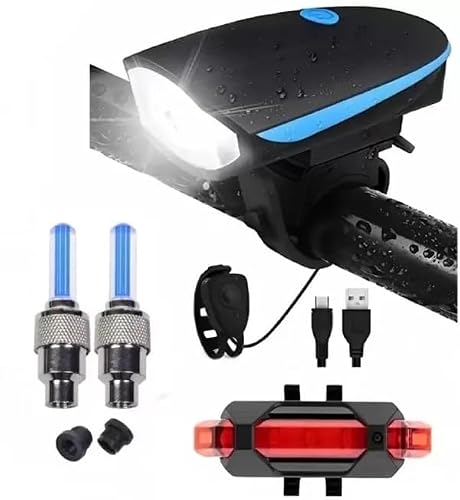 Techista- Cycle Lights for Bicycle | Cycle Light kit | Cycle Front,Cycle Tail Light & V…