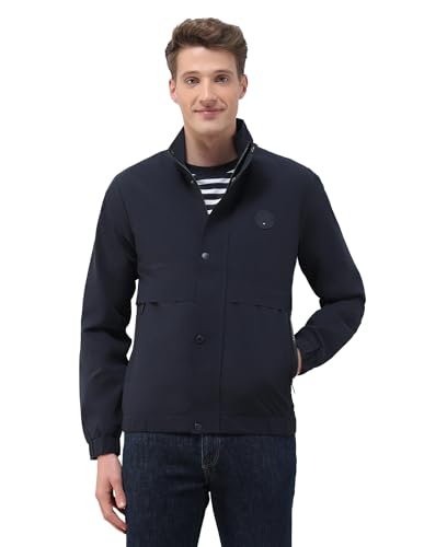 U.S. POLO ASSN. Mens Transitional Jacket Full Sleeve Jackets (USJCKS020_NAVY_XL)