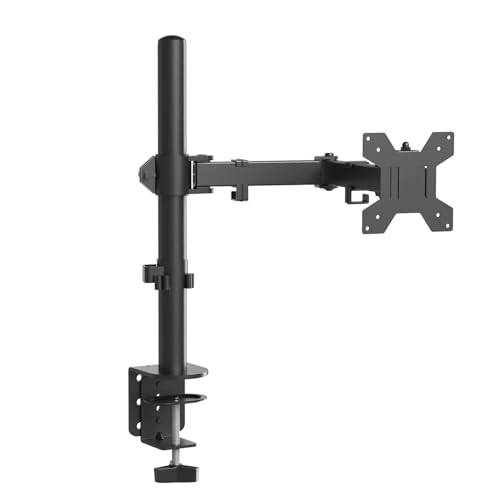 STRIFF 180° Adjustable Single Monitor Stand Arm Desk Mount | Ergonomic Gas Spring VESA…