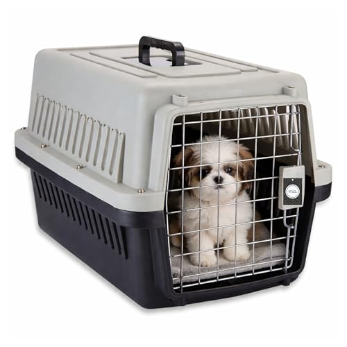 Little Needs Pet Carrier Fiber Cage (Small, Grey) (48 × 33 × 31 cm) for Cats, Kitten &…