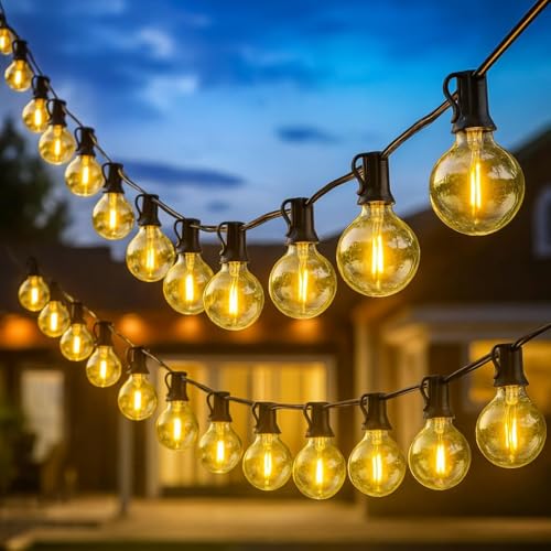 One94Store G40 Globe String Lights | 25 Ft Outdoor String Light with 25 Edison Bulbs |…