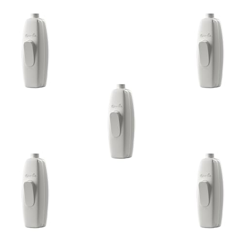 FYBROS Bed Switch, Light Switch 2A 220-240V, High Strength Polycarbonate, Pack of 5, Ma…