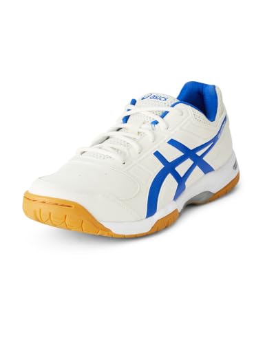 ASICS Mens Gel-COURTMOV White/Illusion Blue Badminton Shoes - 10 UK (1071A083.102)