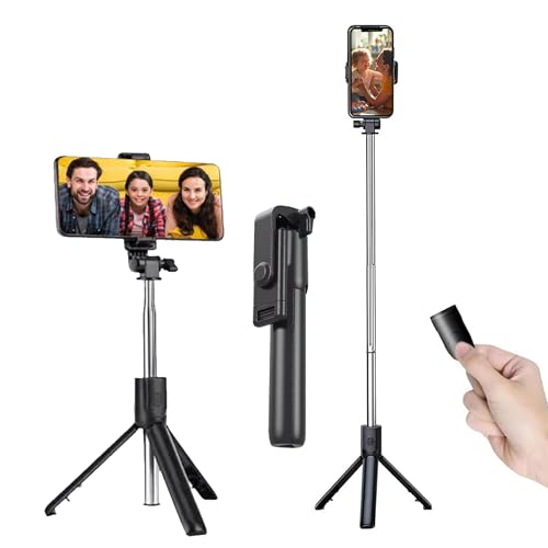 Kratos Selfie Stick with Tripod Stand,Extendable Selfie Stick for Mobile Phone with Blu…