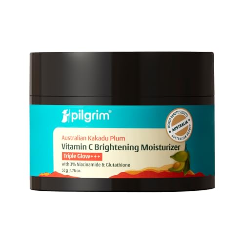 Pilgrim Vitamin C Face Moisturizer with 3% Niacinamide & Glutathione - 50g