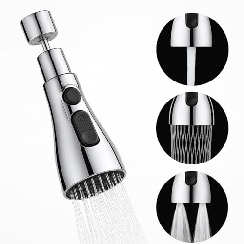 VEZELA Tap Extension for Kitchen Sink | 360° Rotatable Kitchen Sink Tap Faucet | Easy I…