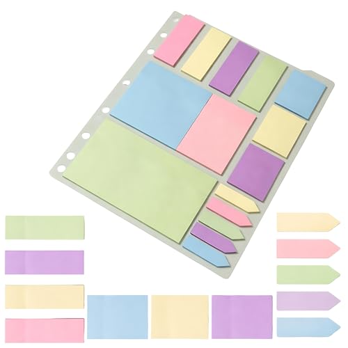 FunBlast Sticky Notes – 375 Sheets Sticky Notes, Stationary Items, Self-Adhesive Memo P…