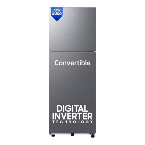 Samsung 236 L, 3 Star, Convertible, Digital Inverter Frost Free Double Door Refrigerato…