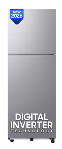 Samsung 236 L, 2 Star, Digital Inverter, Frost Free Double Door Refrigerator (RT40H28W2…