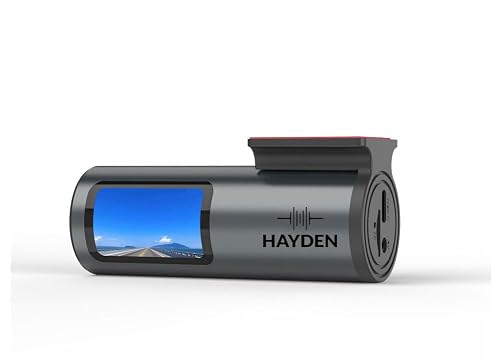 Hayden X1 4K QHD 1440P Car Dash Camera, Metal Body, Front Dash Cam, WiFi, 170° Wide Ang…