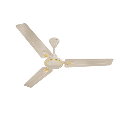 Crompton SUREBREEZE HILL BRIZ NEO 1200 mm (48 inch) Ceiling Fan (Ivory) Star rated ener…
