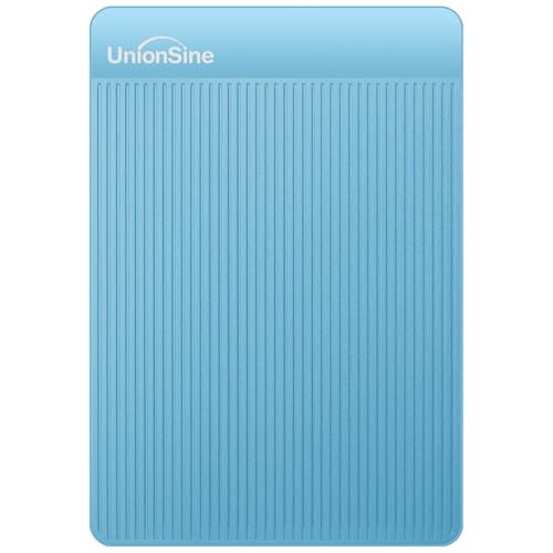 UnionSine External Hard Disk 500GB Portable HDD-USB 3.0 Blue