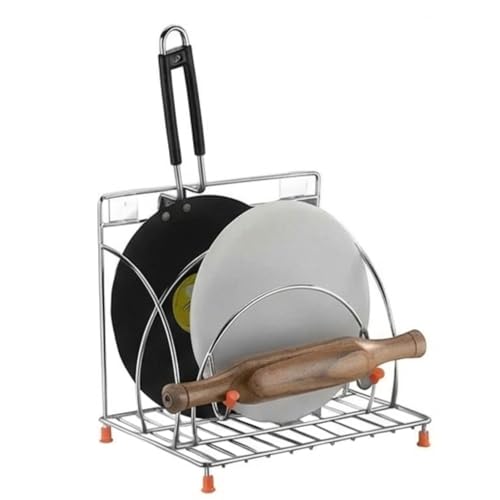 Stainless Steel 4-in-1 Chakla Belan Tawa Chimta Stand | Wall Mounted Kitchen Organizer…