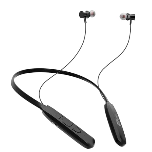 Kratos N1 Neckband Bluetooth Headphones with 30 Hours Playtime with 13mm Drivers, Rich…