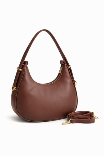 ForeverCarry Women’s Shoulder & Sling Bag with Zipper Closure, Detachable Long Strap, S…
