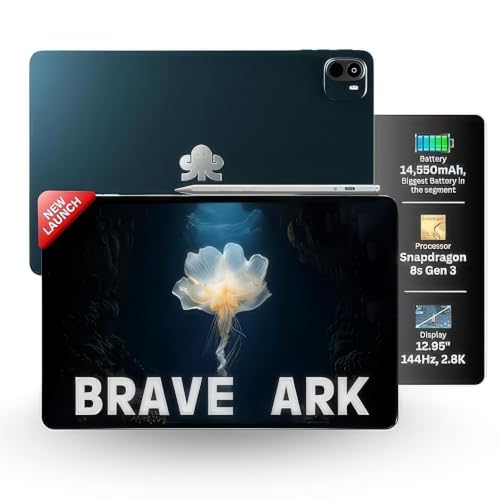 Brave Ark Android Tablet with Pen| 12.95"(32cm) 2.8K 144Hz Display| Snapdragon 8s Gen 3…
