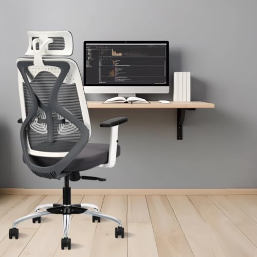 IAFA FURNITURE® Ergolux High Back Ergonomic Office & Study Chair | 3 Year Warranty | Ad…