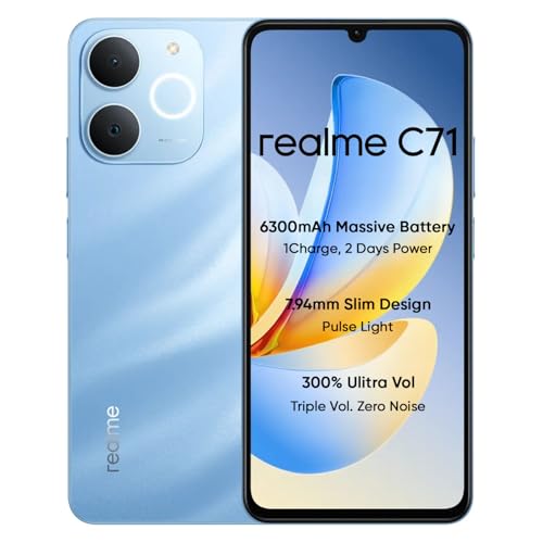 realme C71 4G Smartphone 4GB+64GB Blue