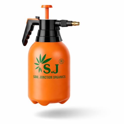SJ Organics 2L Spray Pump for Plants | Garden Sprayer with Adjustable Brass Nozzle | Pl…