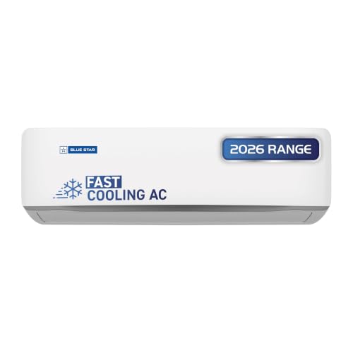 Blue Star 1 Ton 3 Star,New Star rated,Inverter Split AC (Copper, Convertible 5 in 1 Coo…