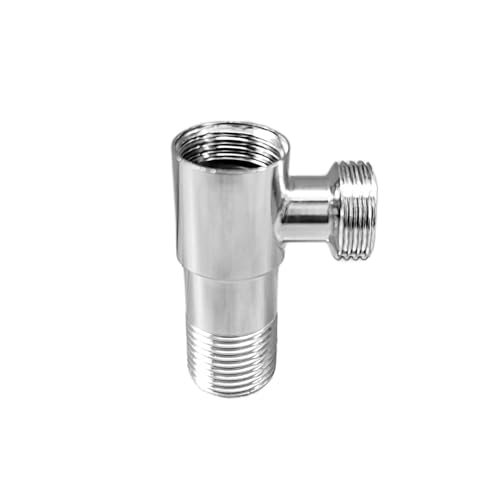 MONIT Brass Tee Connector | 15mm (1/2" BSP) Inner & Outer Thread | Polished CP Finish |…