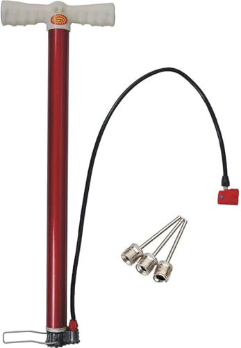 LCARNO Air Cycle Pump for Football Bicycle Basketball Volleyball Balloon with 3 AIR PIN…