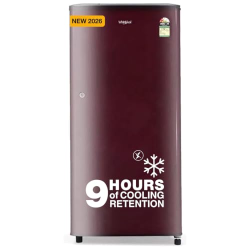 Whirlpool 184 L 2 Star Direct-Cool Single Door Refrigerator (205 WDE CLS 2S SHERRY WINE…