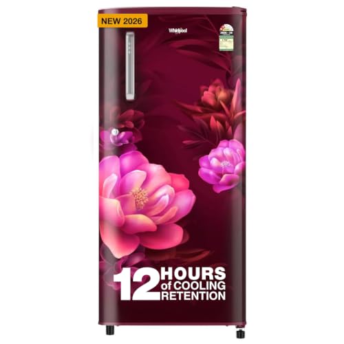 Whirlpool 184 L 2 Star Direct-Cool Single Door Refrigerator (205 WDE PRM 2S WINE SERENA…