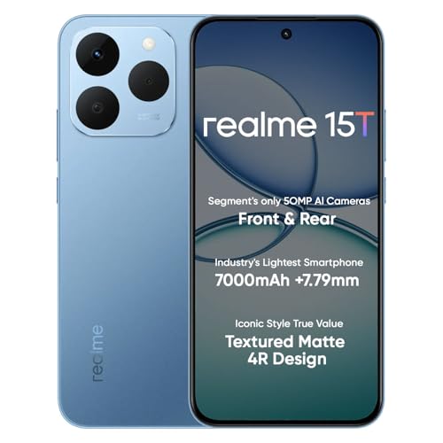 realme 15T 5G Smartphone 8GB+256GB Blue