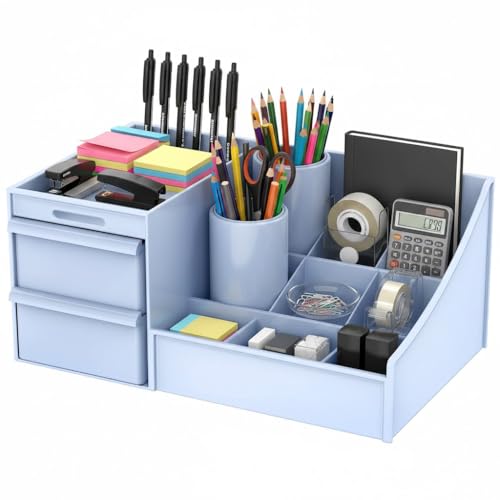 ROKTRY Multi-Functional Desk Organizer for Office & Home - All-in-One Stationery Stand…