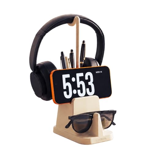 eo 4-in-1 Pen Stand | Spectacle Holder + Headphone/Neckband Holder + Mobile Phone Stand…