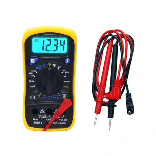 SP Electron MAS830L Digital multimeter for measuring AC and DC voltage, DC current and…