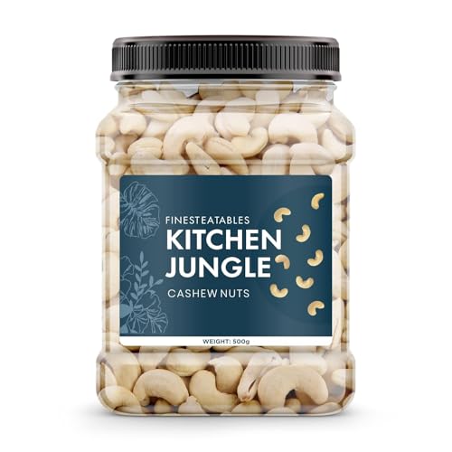 kitchen Jungle Whole Cashew/Kaju Nuts 500 GM Pack | Whole Crunchy Cashew Nuts | Premium…