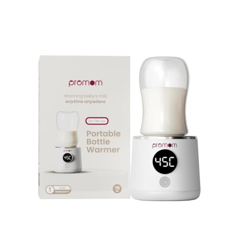 Promom Portable Bottle Warmer for Baby | Compatible with All Baby Bottles | Heats 120ml…