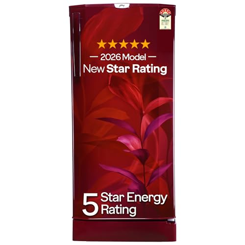 Godrej 185 L 5 Star 5 Years Comprehensive Warranty New Launch Technology| Toughened Gla…