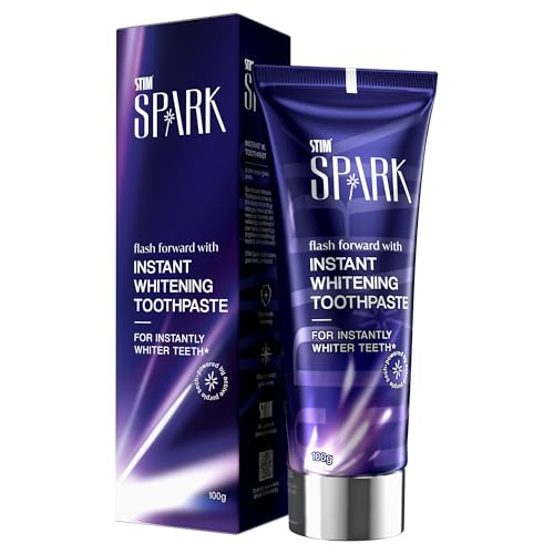 STIM Spark Instant Whitening Toothpaste | Instantly Whiter Looking Teeth