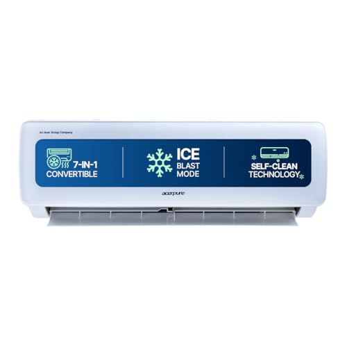 Acerpure Chill Neo 1 Ton 3 star, 3795W Max Cooling Capacity,Split AC (Copper, 4 Way Swi…