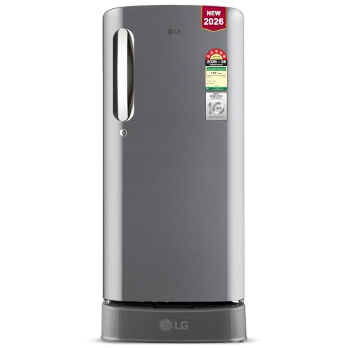 LG 185 L, 5 Star, Smart Inverter, Direct Cool Single Door Refrigerator (GLD1956ZAPZ, Sh…