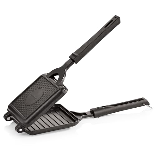 Bergner Essential Plus Grill Toaster at Home, Jumbo Gas Sandwich Maker, Non-Stick Toast…